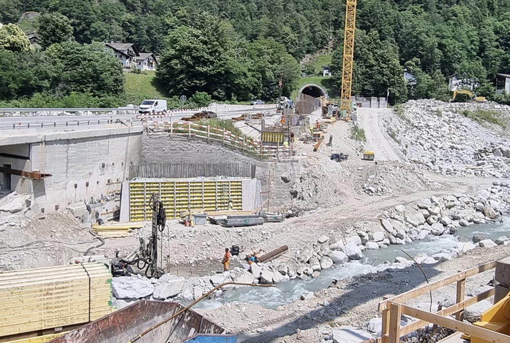 Ponte Bondasca lato est